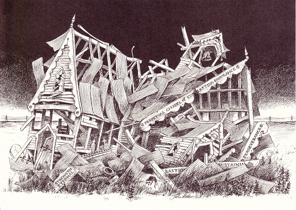 Postcard - The Collapsed Chapel - Click Image to Close